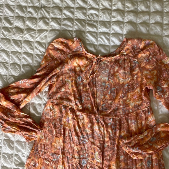 Billabong free as can be boho hippie mini dress - Picture 8 of 12